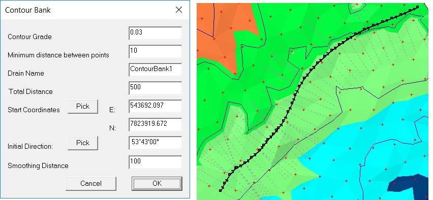 Fill in the dialog and press OK. Appropriate contour bank is created.